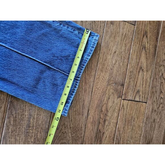 Express Pinktuck Flare Denim Jeans Women’s Size 6R Retro Boho - Picture 3 of 10